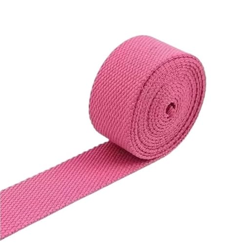 Correas de viaje de algodón rosa para renovar las asas de tus bolsos y maletas de mano