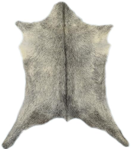 ZIEGENFELL Mix GRAU CA. 80 x 60 cm DEKO Fell VON KUHFELLE ONLINE