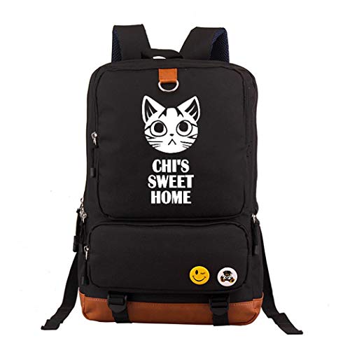 WANHONGYUE Chi's Sweet Home Lumineux Anime Sac à Dos pour Ordinateur Portable Sac de Livre Sac...