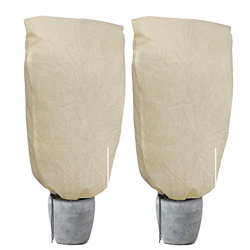 Frostschutzhüllen for Gartenpflanzen, Frostschutzhülle for Winterpflanzen, 2 Stück, Frostschutzhüllen for Winterpflanzen, Pflanzenschutzhülle for Pflanzen, Bäume, Sträucher, wiederverwendbare Strauchh