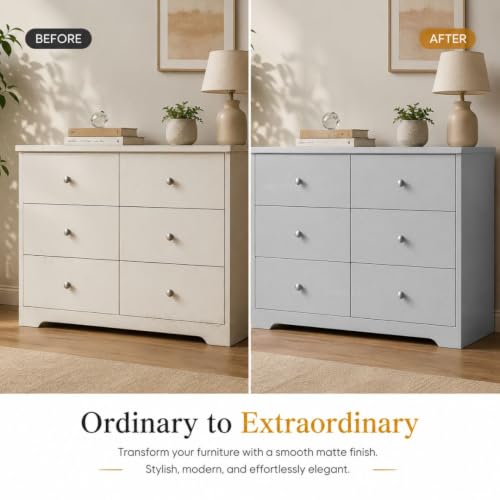 Image of HOME13 Grey Wallpaper Grey Peel and Stick Matte Wallpaper Removable Decorative Self Adhesive Wallpaper Vinyl Wall Sticker for Shelf Liner Kitchen Cabinet Table Door(20x80 Inch)