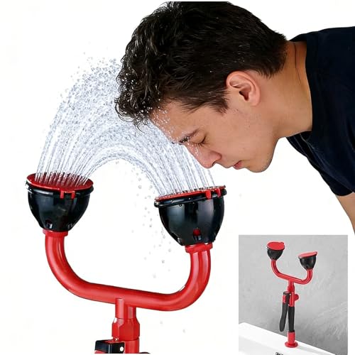 Station rincage yeux portable et lave-visage de laboratoire monté sur table avec tête 360°