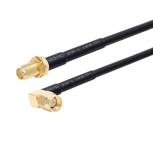 R*/F ���� RG58 �P�[�u�� SMA �I�X - SMA �I�X 50 �I�[�� WI/*FI an*/�e�i�����P�[�u�� �R�l�N�^ �A�_�v�^ �s�O�e�[��(SMA F to M90,20M)