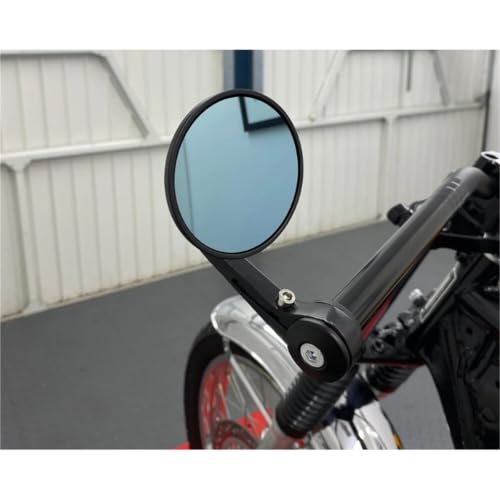 Espejos retrovisores laterales para moto con ajuste antirreflejo y anclaje de barra 7/8 5