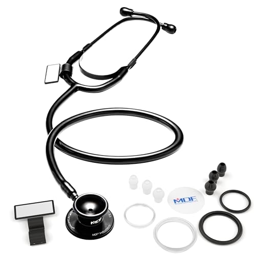 MDF Instruments MDF747-BO Dual Head Lightweight Stethoscope (Black) (B000RL1KVA) Amazon Price History, Amazon Price Tracker
