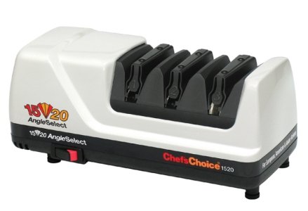 Chef’sChoice Diamond Hone AngleSelect 1520 Electric knife sharpener Negro, Blanco - Afilador de cuchillos (75 W, 225 mm, 108 mm, 105 mm, 2,5 kg)