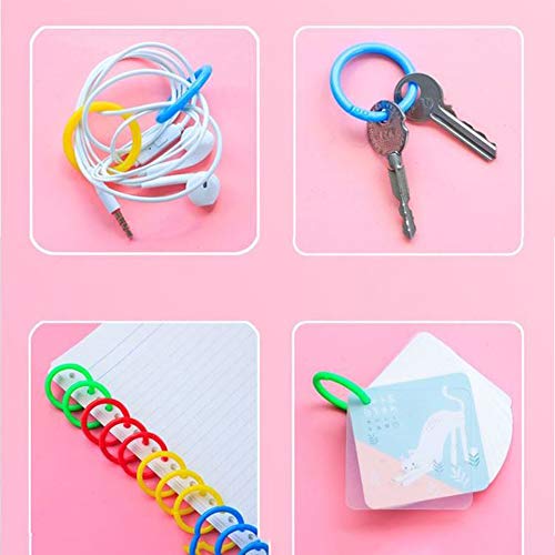 Hocadon 100 Pezzi Anelli Raccoglitore Fai da Te