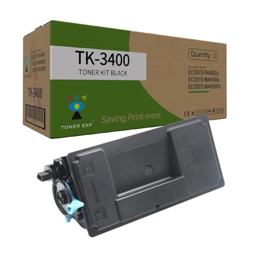 Cartouche de toner TK-3400K Kyocera PA4500x noir de 12500 pages pour imprimante
