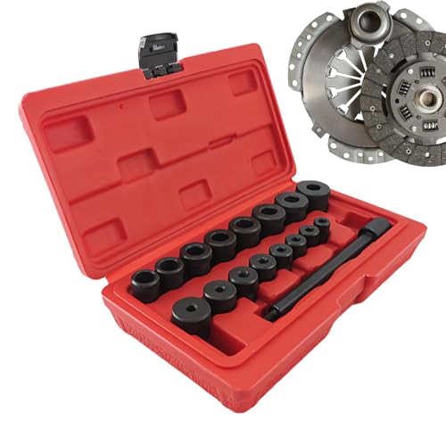Juego de herramientas de centrado, kit de alineación de embragues automotrices, herramientas centrales de 17 piezas, kits de uso de garaje, servicio de asistencia en carretera, accesorios de