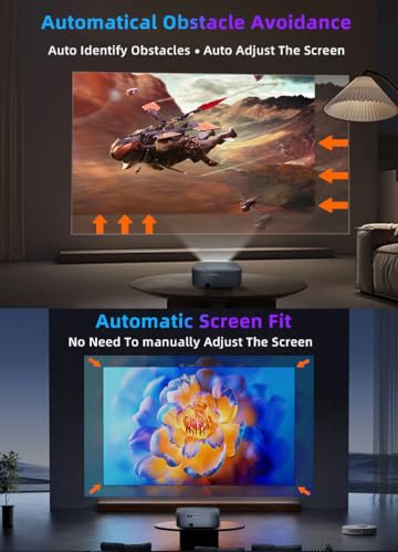 Image of Dolby Digital Plus AUN Q11 Max Projector 4K Ultra HD, 34000 Lumen (3000 ANSI), HDMI ARC, 1080p Native, AI Fully Automatic, Android 12 2GB 64GB, YouTube Hotstar PrimeVideo Mini LED Projector
