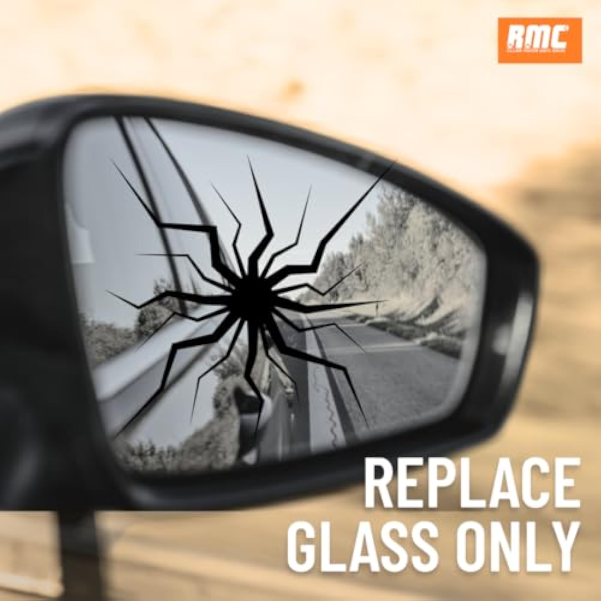 Side View Mirror Glass Plate for Jeep Compass (Right Side)