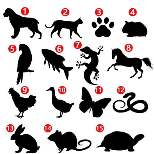 Jodimitty Hamster Grabstein Gedenkstein personalisierte Name & Lebensspanne & Nachricht, Quadratischer Grabschmuck Wetterfest Grabplatte mit Gravur Tombstone 10cm/15cm/20cm