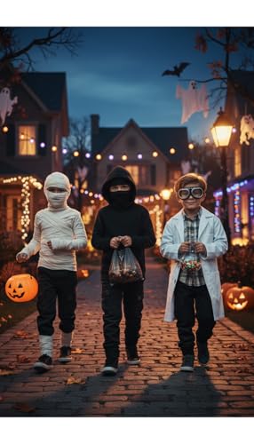 OCHENTA Boys Cargo Pants with 8 Pockets Casual Hiking Slacks Combat Trousers for Kid4