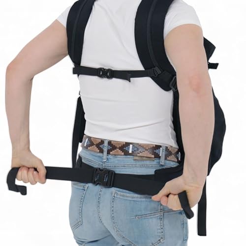 Weego TWIN - La mochila gemelar portabebés original (a partir de 1,8 kg) - Portabebés gemelar fácil de usar y ergonómico - certificado OEKO-TEX 100 - Algodón fino negro - imagen 6