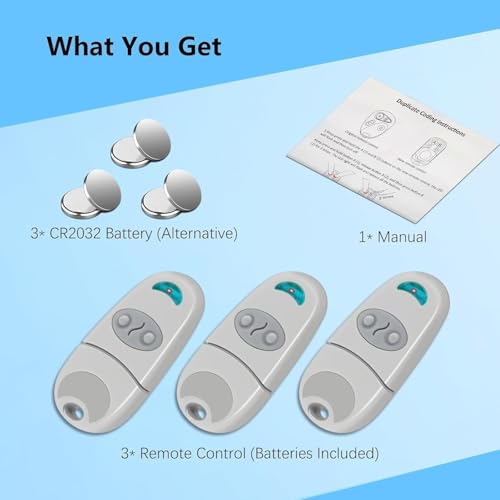 Télécommande portail universelle 2 canaux pour double accès maison compatible 432EE - 7