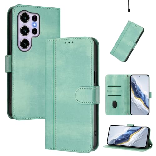 [PU���U�[+�P�[�X�n�Ή��@�� for Oukitel C2 2025 �t���b�v�X�^���h�J�[�h�X���b�g�E�H���b�g �������[�h Green2