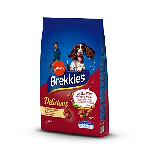 Brekkies Pienso para Perros Delicious con Buey - 7500 gr