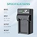 LP LP-E17 Battery Charger, Charger Compatible with Canon EOS Rebel T7i, T6i, T6s, SL3, SL2, 77D, 9000D, 8000D, 800D, 760D, 750D, 200D, M6, M5, M3, Kiss X8i DSLR Cameras & More(NOT for T7, T6, T5, T3)