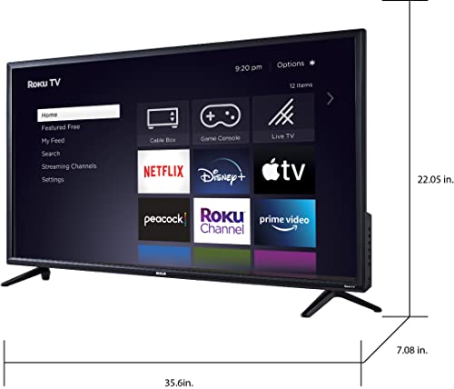 Rca 40-Inch Full Hd 1080P Roku Smart Led Tv - Rtr4061, 2021 Model #TOP4