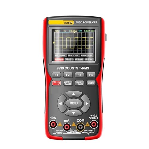 Osciloscopio, Professional Digital Oscilloscope Multimeter, 10MHz/50MHz Waveform Output Hub(AOS02)