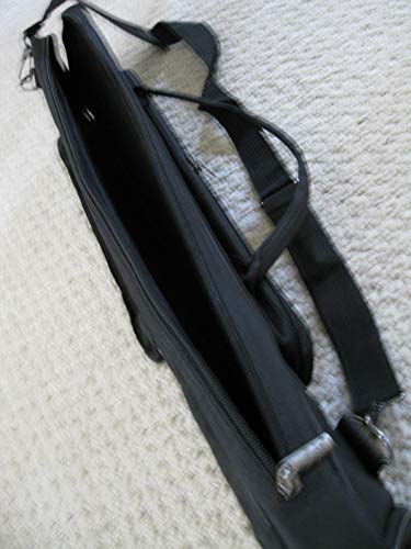 Waterproof Canvas Sleeve Pouch Bag W. Zipper (22 Length X 4 Width X 2.5 Height Inch) - For 1.8 Or 1.9 Shakuhachi Bamboo Flute. #TOP3