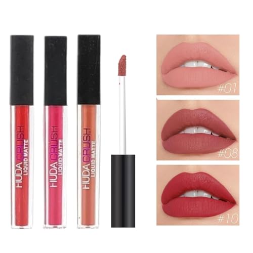 Image of 12 Pcs Liquid Lipstick Combo Set - Matte Lipstick Waterproof for Women and Girls - Perfect Makeup Gift Set - Versatile Nude Lipstick Shades for Everyday Elegance
