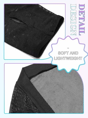 Asooll Black Mesh Bolero Shrug See Through Long Sleeve Crop Top Open Front Shrugs for Women4