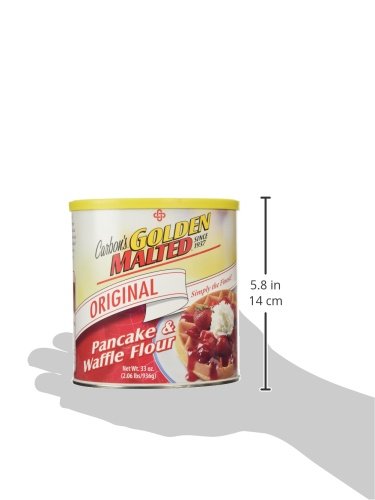 Golden Malted Waffle And Pancake Flour Original 33 Ounce Can Buy 