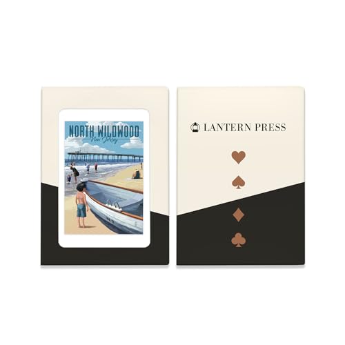 Baraja de poker Lantern Press con 52 cartas miniatura 4