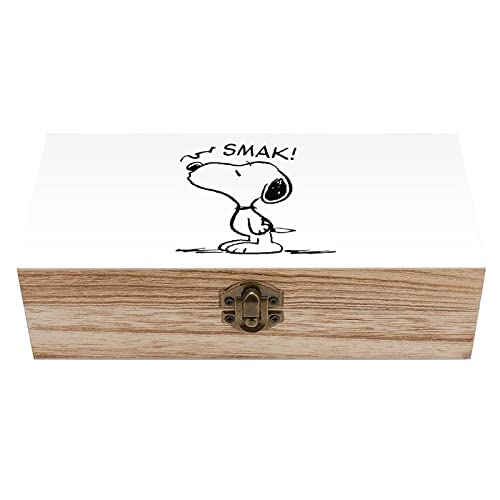 アクセサリー収納ケース ピーナッツ スヌーピー ウッドストック 木製 収納ボックス コレクションケース 卓上 ジュエリー収納ケース 宝箱 小物入れ 蓋付き かわいい おしゃれ キャラクター