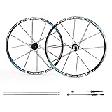 Größe: der vordere Radsatzes ist 100 mm und der hintere Radsatz 135MM.Suitable für Caliper und Felgenbremsen.