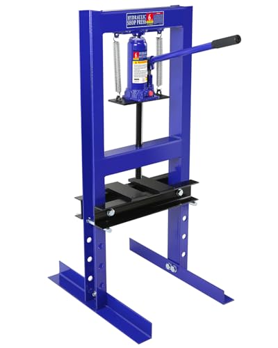 Hydraulic Shop Press with Stamping Plates