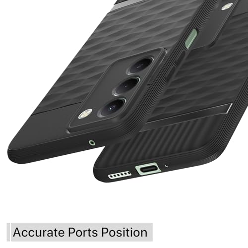 Image of Pikkme Back Cover for Redmi 15 5G Camera Protection 3D Hexa Cube Design Silicone Protective Bumper Case (Black)