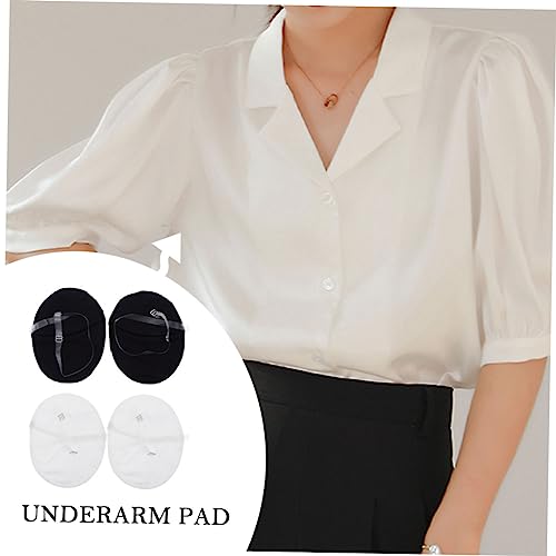 DOITOOL 2 Pares almofadas de suor nas axilas Almofada de Suor para Roupa Almofada de Suor para Camis