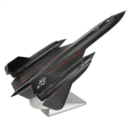 NUOTIE 1/72 Scale SR-71A Blackbird Model Aircraft Metal Jet High Precision Collectible diecast Models Military Collection and Gifts