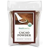 Healthworks Superfoods Organic Cacao Powder - 16 Oz / 1 Lb - Cocoa Chocolate Substitute - Rich Chocolate Flavour - Sugar-Free, Keto, Vegan & Non-GMO - Peruvian Bean/Nut Origin - Antioxidant Superfood