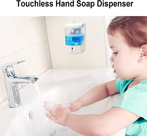 Automatic Soap Dispenser, Fengjie 700Ml/24 Fl.oz Foaming Hand Free Wall Mount Foam Touchless And Smart Electric Dispenser For Kitchen Bathroom Hotel Restaurant #TOP4