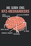  Das Gehirn Eines KFZ-Mechanikers: Notizbuch Schreibheft Planer Organizer (15,2 x 22.9 cm, 6\