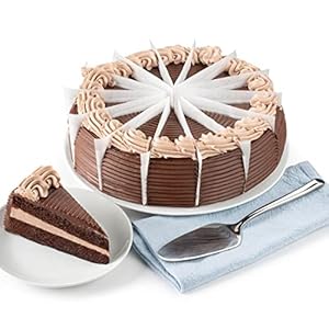 David’s Cookies Viennese Sachertorte Chocolate Cake 10″ – Fresh Gourmet Bakery Dessert Covered in a Smooth Layer of Dark Chocolate Ganache, Great Gift Idea for Women, Men, and Kids