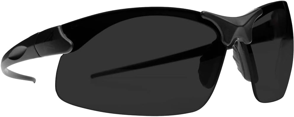 Tactical Safety Eyewear - Sharp Edge - Matte Black - Anti-Scratch Coated - Fog-Free Vapor Shield Lenses