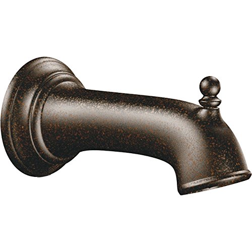 Moen Oil Rubbed Bronze Replacement 7.25-Inch Tub Diverter Spout with 1/2-Inch Slip Fit Connection, 3857ORB by Moen - Used condition - US$92.21