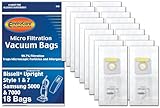 Bissell Style 1 and 7 Upright Vacuum Bags -18 Pk