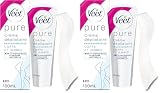 VEET PURE - Crème Dépilatoire Corps et Jambes - Peaux Sensibles - 88% d'Ingrédients d'Orig...
