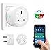 Produktbild MoKo Smart Plug, No Hub WiFi Socket Compatible with Alexa Echo Dot, Echo Spot, Google Home, Smart Life Wireless Remote Control - White