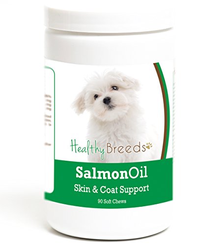 Healthy Breeds Maltese Salmon Oil Soft Chews 90 Count