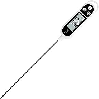 Candy Thermometer Digital Instant Read for Meat Kitchen Cooking Food Oil Deep Fry BBQ Grill Smoker (1, 9.4in)