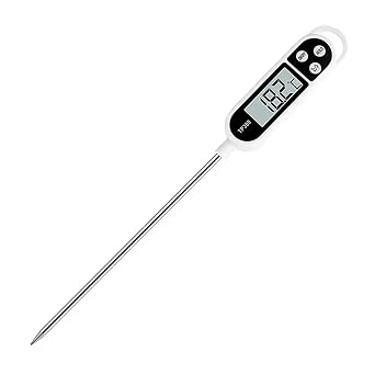 Candy Thermometer Digital Instant Read for Meat Kitchen Cooking Food Oil Deep Fry BBQ Grill Smoker 1, 9.4in