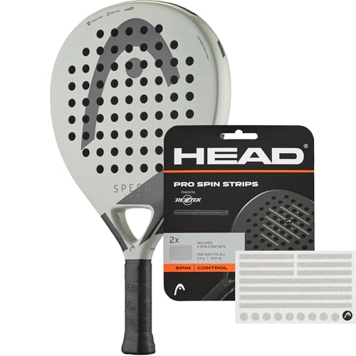 Padel Bundle - Head Evo Speed 2025 & Rezztek Pro Spin Strips für Padelschläger - Bundle für maximalen Spin und optimale Kontrolle