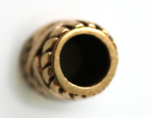 Bronze Norse Nordic Viking Celtic Beard Beads Ring, Dwarven Dreadlock Pirate Medieval Hair Beads, Pagan Jewelry3