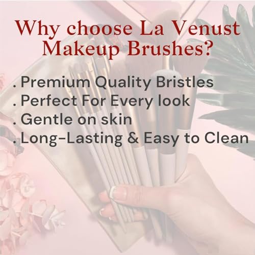 Image of Luxury Makeup Brush Set - Elegant Brown Handle Beauty Tools for Foundation, Highlighting, and Eyeshadow